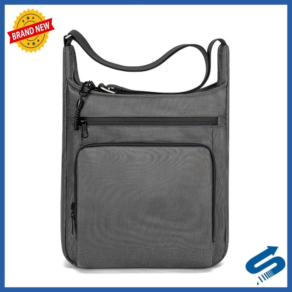 Large Anti-Theft Sling Backpack with RFID Blocking, Waterproof Polyester